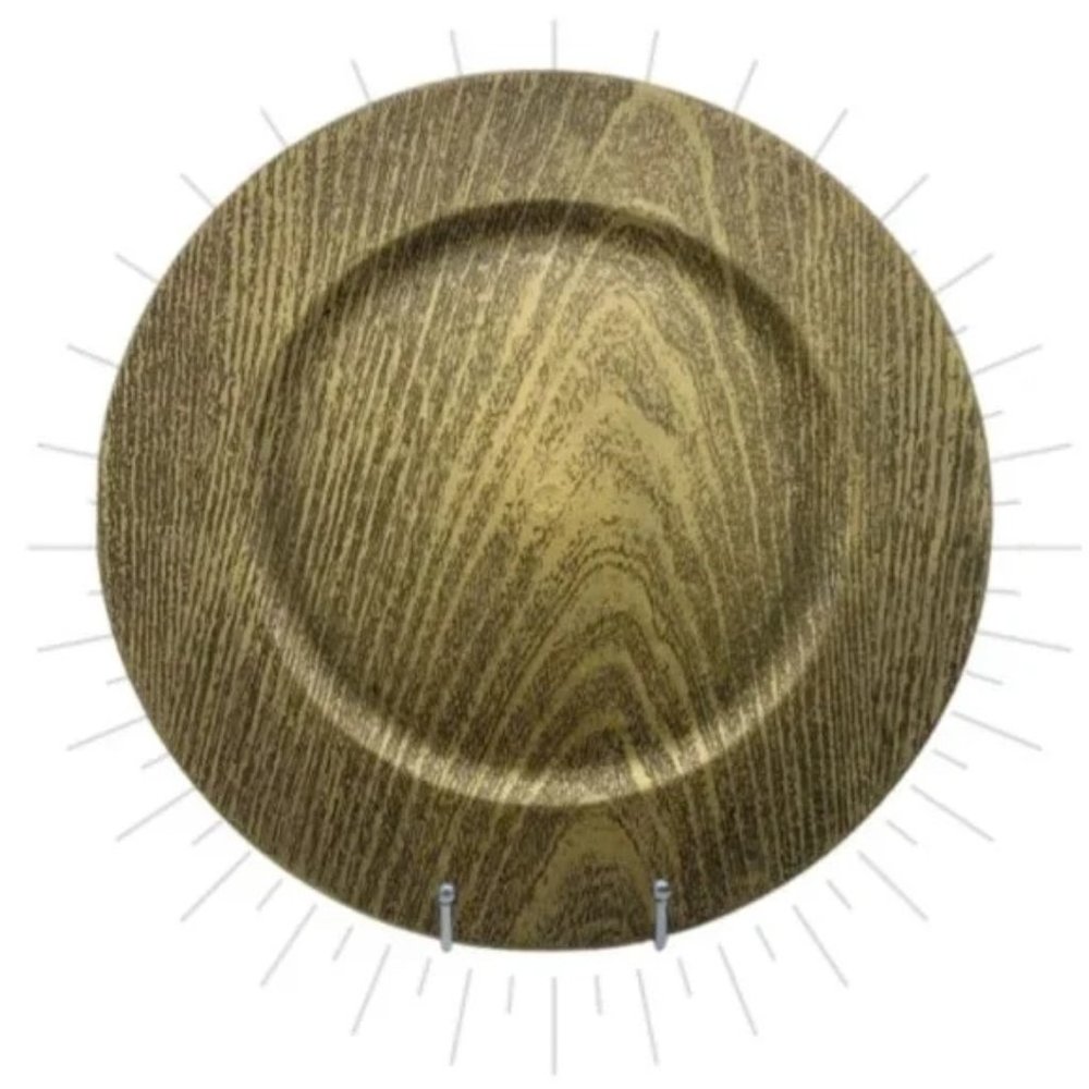 BUNDLE FOR  hattiefowler -  Wood Rustic Plate Chargers 4 Sets